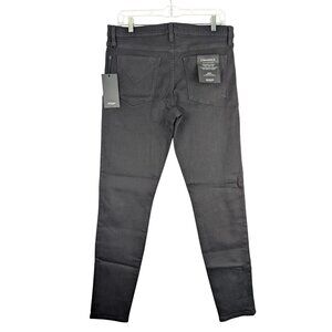 Hudson Jeans Womens 31 Black Nico Midrise Super SKinny NWT $185